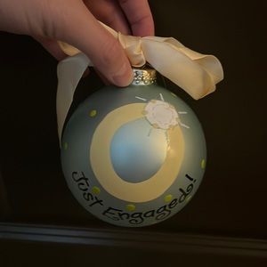 Two Coton Colors bride to be engaged ornaments NWT